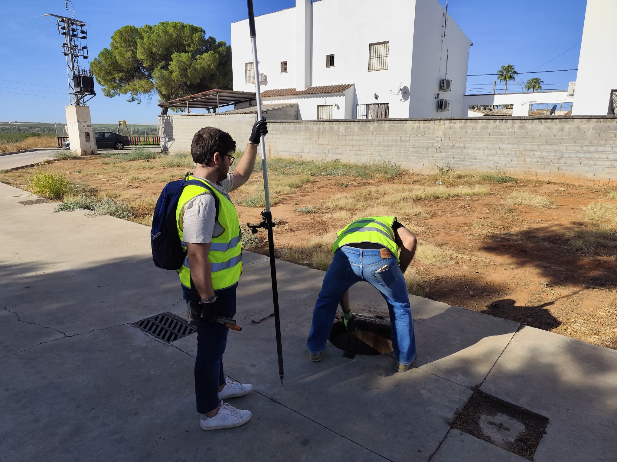 Equipamiento técnico en campo